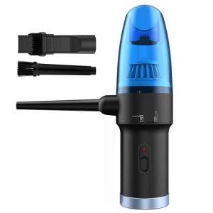 Upgraded Cordless Electric Compressed Air Duster-Blower & Vacuum 2-in-1, Replaces Canned Air Spray Cleaner for Computer Keyboa